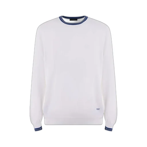 Fay Ribbed Crew Neck Knitwear