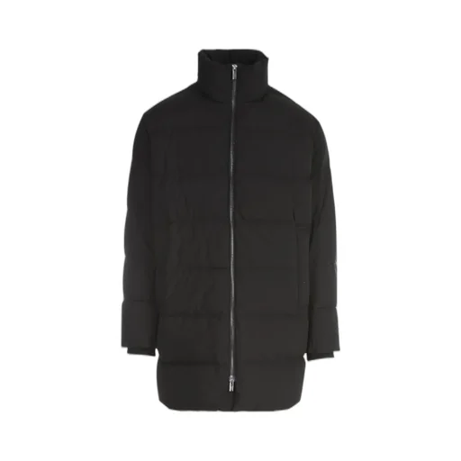 Emporio Armani Zip-Up Quilted Puffer Coat
