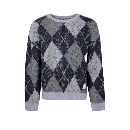 Emporio Armani All-Over Patterned Crewneck Jumper