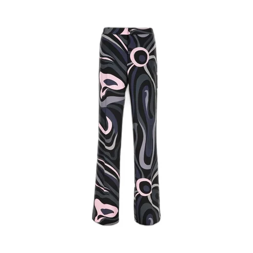 Emilio Pucci Printed Silk Twill Pants