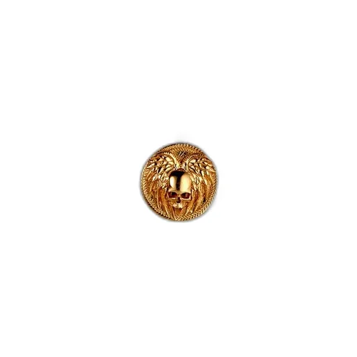 Emanuele Bicocchi Skull Coin Pendant Necklace
