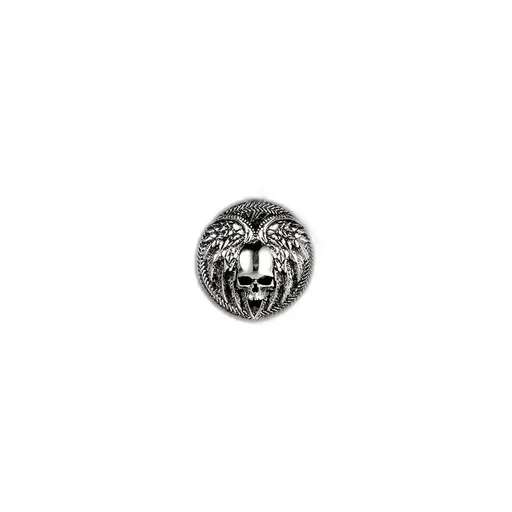 Emanuele Bicocchi Skull Coin Pendant Necklace
