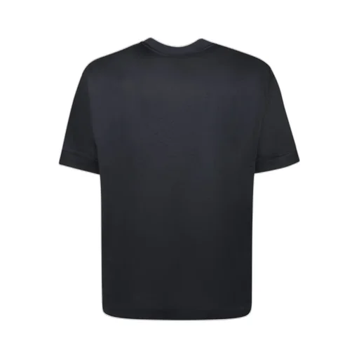 Emporio Armani Logo Embroidered Crewneck T-Shirt