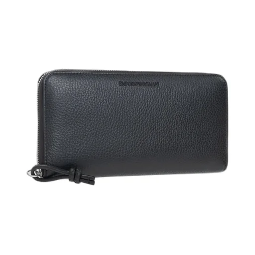 Emporio Armani Logo Lettering Zipped Wallet