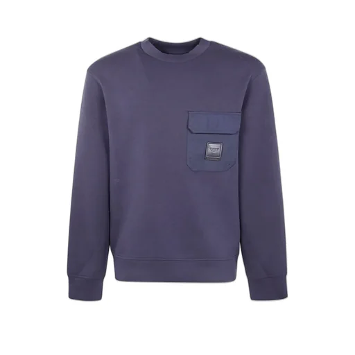 Emporio Armani Logo-Patch Crewneck Sweatshirt