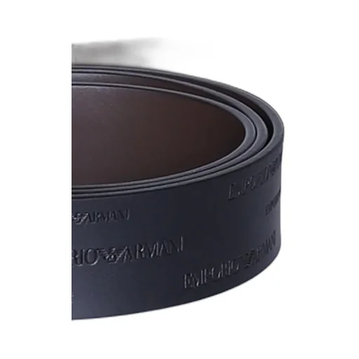 Emporio Armani Logo Embossed Reversible Belt