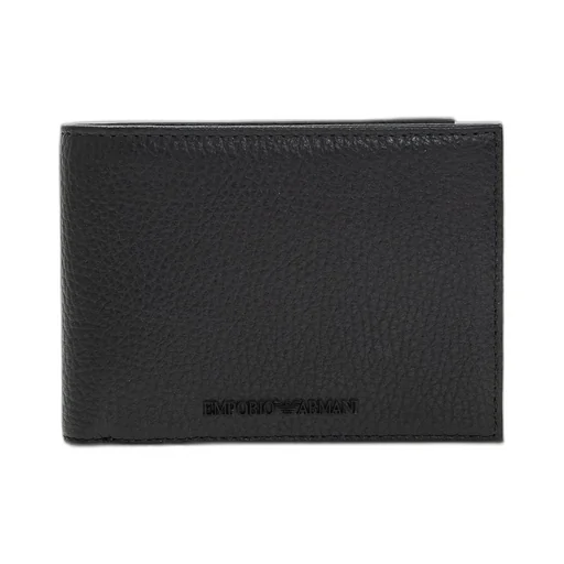 Emporio Armani Logo Lettering Bi-Fold Wallet