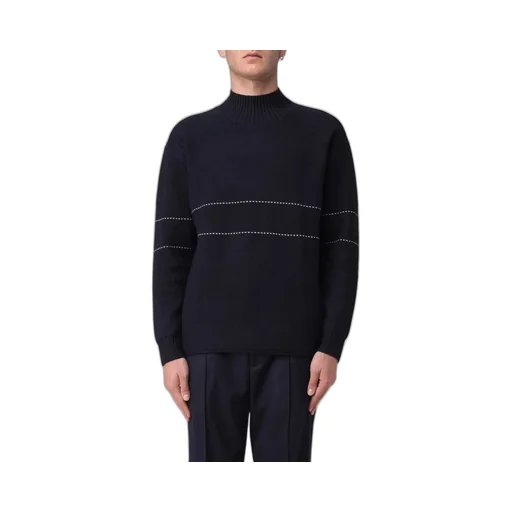 Emporio Armani Mock Neck Long-Sleeved Jumper