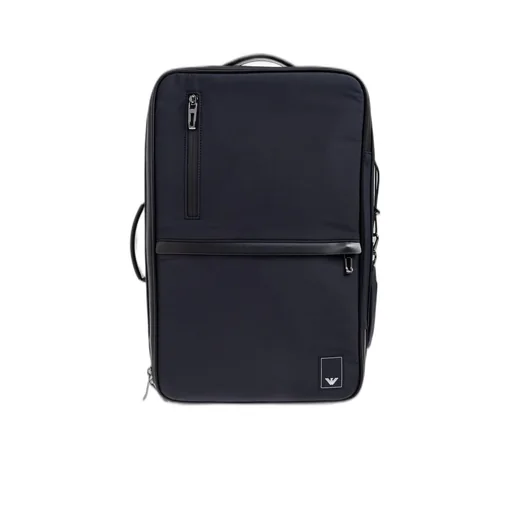 Emporio Armani Logo-Patch Zipped Backpack