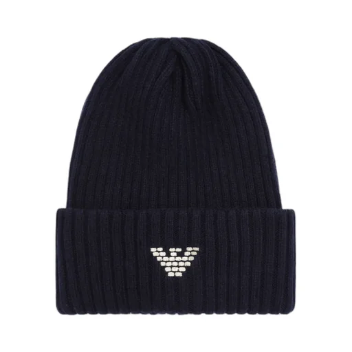 Emporio Armani Turn-Up Brim Beanie