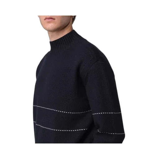 Emporio Armani Mock Neck Long-Sleeved Jumper