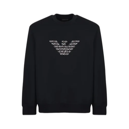 Emporio Armani Long-Sleeved Crewneck Sweatshirt