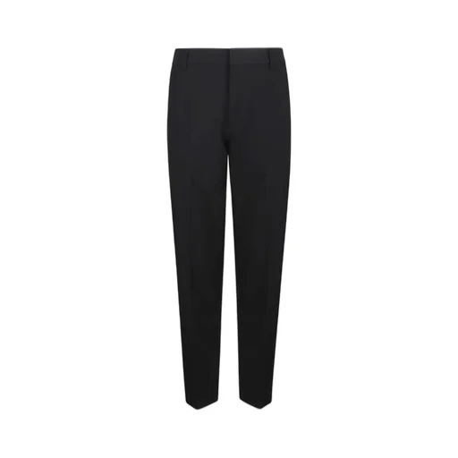 Emporio Armani Pleat Detailed Straight Leg Pants