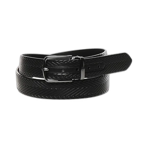 Emporio Armani Braided Buckle Belt