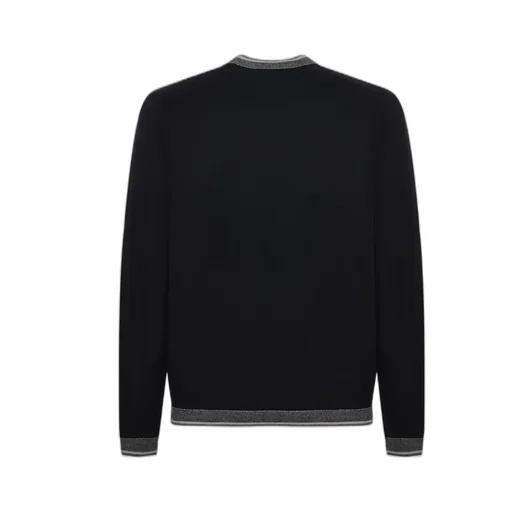 Emporio Armani Logo-Embroidered Crewneck Jumper