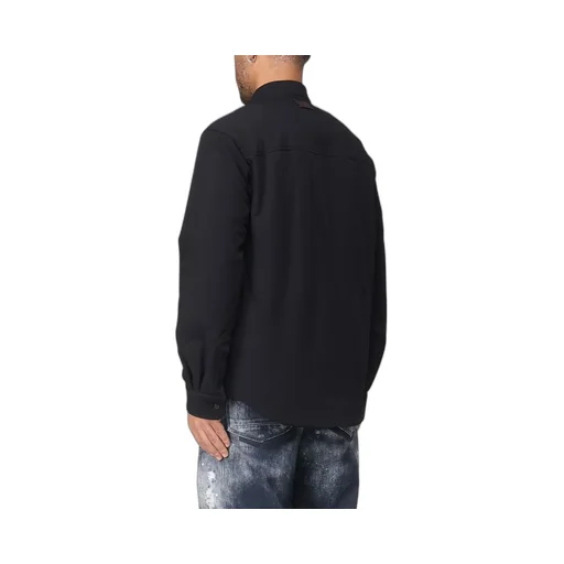 Emporio Armani Logo Patch Buttoned Shirt