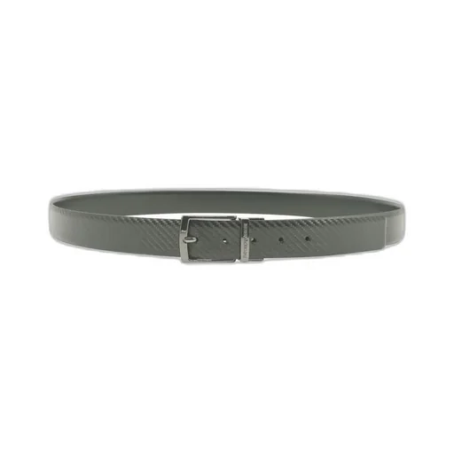 Emporio Armani Embossed Buckle Belt