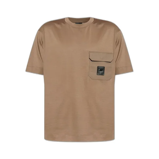 Emporio Armani Logo Patch Crewneck T-Shirt