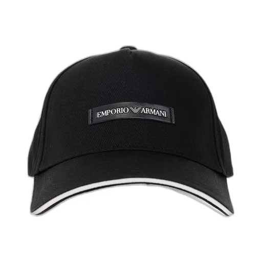 Emporio Armani Logo-Patch Curved Peak Baseball Cap