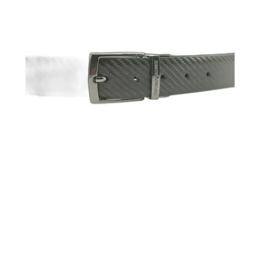 Emporio Armani Embossed Buckle Belt