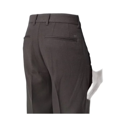 Emporio Armani Mid Rise Tapered Leg Trousers