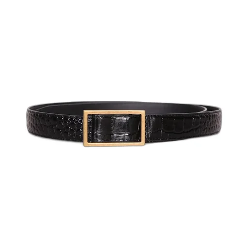 Emporio Armani Embossed Buckle Belt