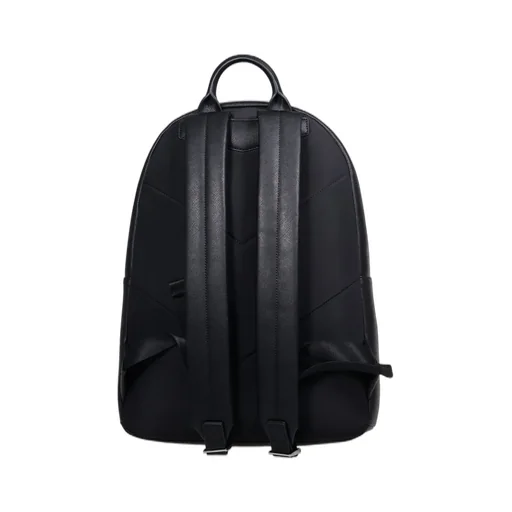 Emporio Armani Logo Plaque Zipped Backpack