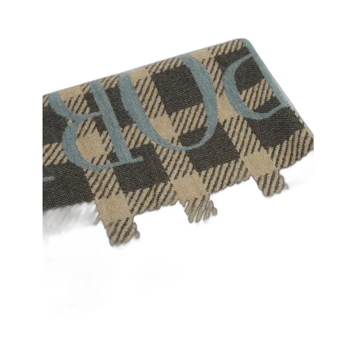 Emporio Armani Plaid Jacquard Scarf