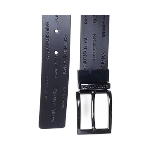 Emporio Armani Logo Embossed Reversible Belt