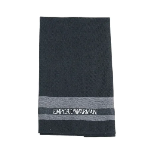 Emporio Armani Logo-Detailed Scarf