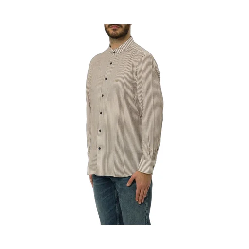 Emporio Armani Striped Button-Up Shirt