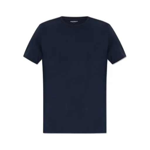 Emporio Armani Logo Embroidered Lingerie T Shirt