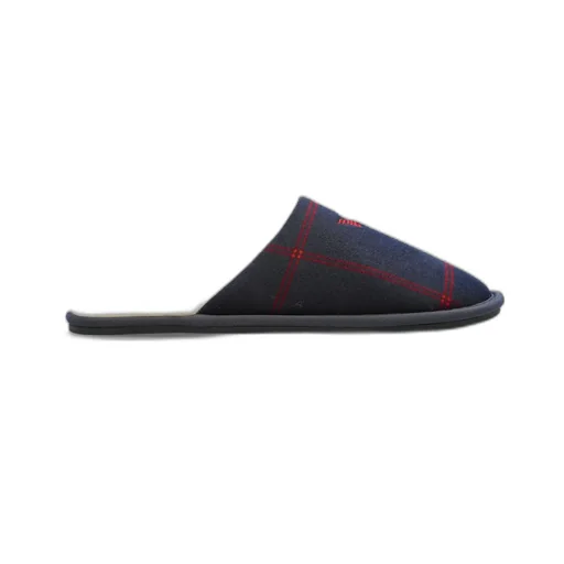 Emporio Armani Round Toe Slip-On Slides