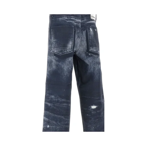Emporio Armani Distressed Regular Fit Jeans