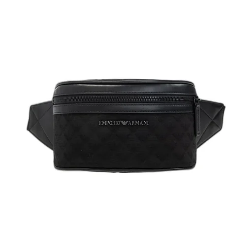 Emporio Armani All-Over Eagle Jacquard Belt Bag