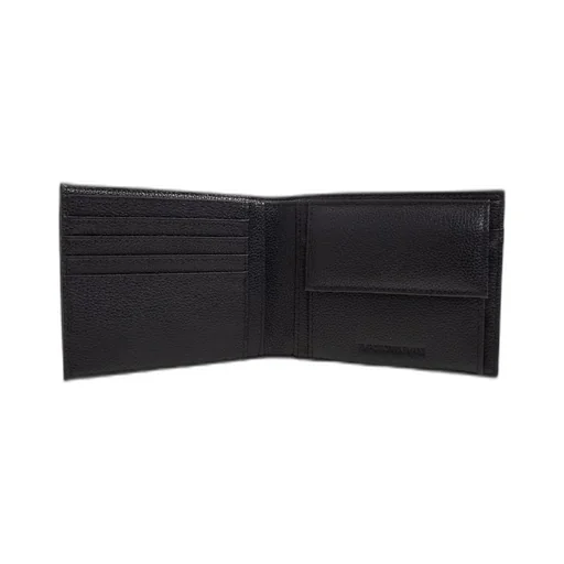 Emporio Armani Logo Embossed Bifold Wallet