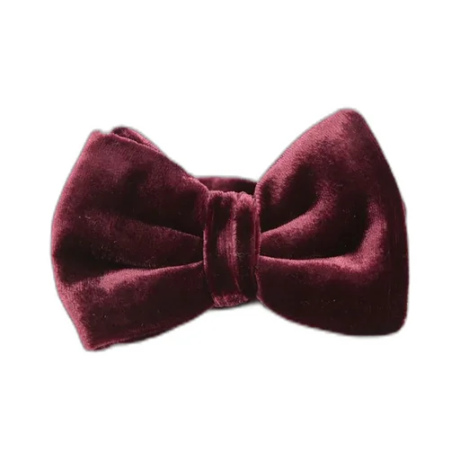 Emporio Armani Hook Fastening Velvet Bow Tie