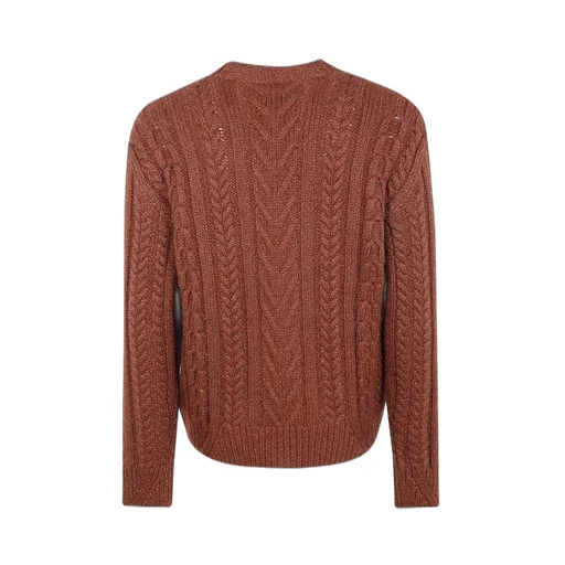 Emporio Armani Cable-Knit Crewneck Jumper