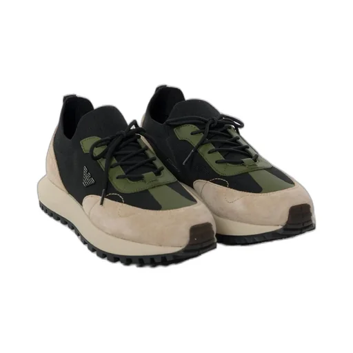Emporio Armani Logo Patch Sneakers
