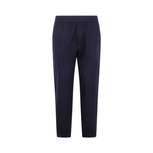 Emporio Armani Logo Plaque Tapered Pants