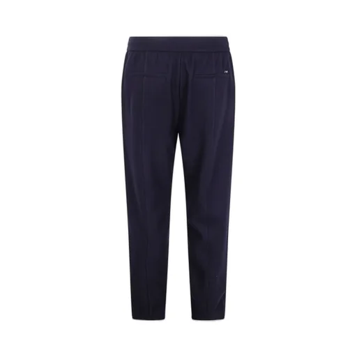 Emporio Armani Logo Plaque Tapered Pants