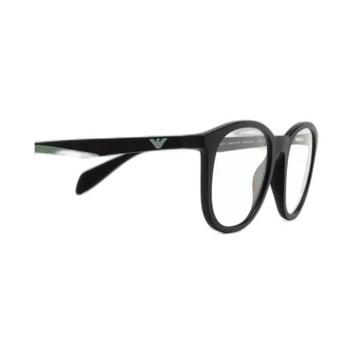 Emporio Armani Round Frame Clip-On Glasses