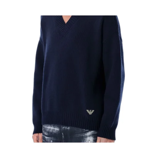 Emporio Armani V-Neck Knitted Jumper