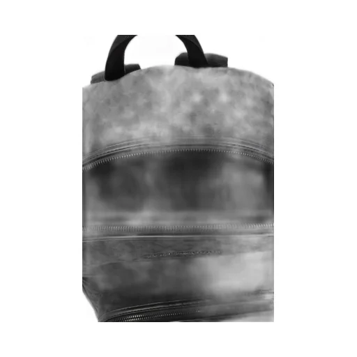 Emporio Armani Logo Lettering Zipped Backpack