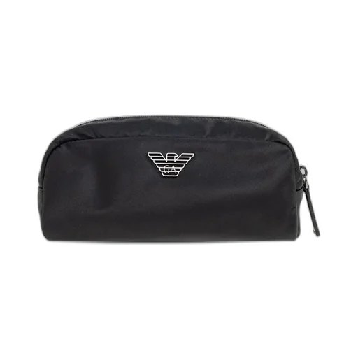 Emporio Armani Eagle Plaque Make Up Bag