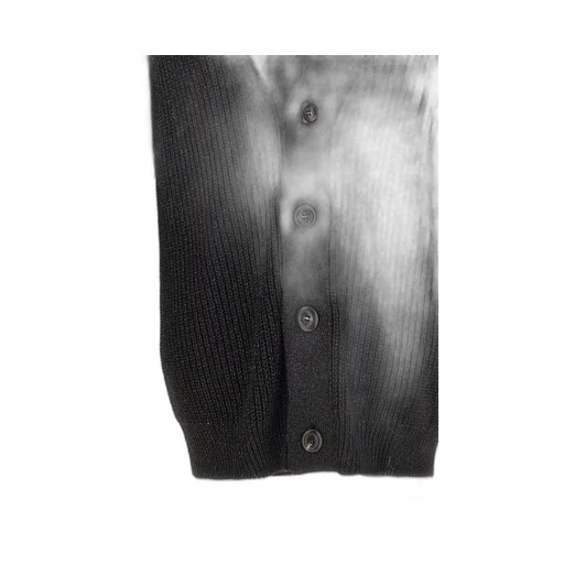 Emporio Armani Lurex Buttoned Cardigan