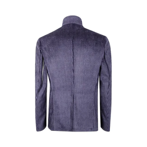 Emporio Armani Herringbone-Patterned Button-Up Blazer