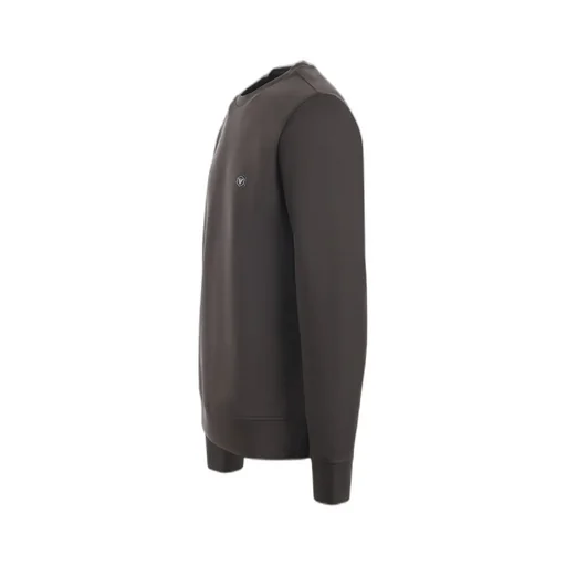 Emporio Armani Logo Patch Crewneck Sweatshirt