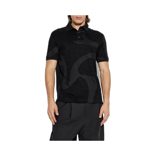 Emporio Armani Monogram Polo Shirt