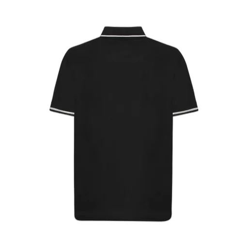 Emporio Armani Stripe Detailed Short-Sleeved Polo Shirt